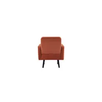 meet powered by PAPERFLOW Sessel LISBOA rost schwarz Stoff 71,0 x 81,5 x 83,0 cm, 1 St.