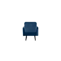 meet powered by PAPERFLOW Sessel LISBOA blau schwarz Stoff 71,0 x 81,5 x 83,0 cm, 1 St.