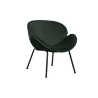meet powered by PAPERFLOW Sessel SMILE grün schwarz Stoff 72,0 x 68,5 x 75,0 cm, 1 St.