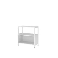 Hammerbacher Regal FlexWall 2OH 1offen Sockel weiß 4032062307229 Hammerbacher 2 Stück