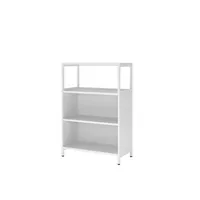 Hammerbacher Regal FlexWall 3OH 1offen Sockel weiß 4032062307304 Hammerbacher 3 Stück