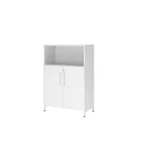 Hammerbacher Regalschrank FlexWall VFW38T2KUWWBS, abschließbar, 3 OH, weiß, 80x118x41,7cm (BxHxT) 4032062307588 Hammerbacher 3 Stück