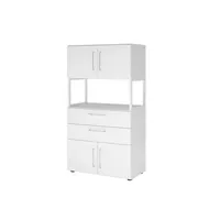 Hammerbacher Regalschrank FlexWall VFW48K7RGWWBS, nein, 3 OH, weiß, 80x145,2x41,7cm (BxHxT) 4032062308486 Hammerbacher 5 Stück