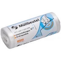 Deiss Müllbeutel UNIVERSAL PLUS 49901 20l transparent 50 Stück