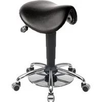 Mey Chair Sitzhocker 04144 Assistant Basic, schwarz, mit Rollen, höhenverstellbar, bis 120kg 4260046925729 Meychair