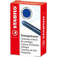 Stabilo 5/0-041 Tintenpatronen beYou blau 4006381484510 Stabilo 6 Stück