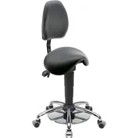 Mey Chair Sitzhocker 04147 Assistant Basic, schwarz, mit Rollen, höhenverstellbar, bis 120kg 4260046926825 Meychair