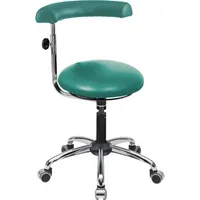Mey Chair Sitzhocker 09707 A20, türkis, mit Rollen, höhenverstellbar, bis 120kg 4260046923756 Meychair