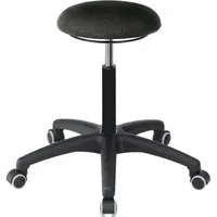 Mey Chair Hocker 09100 Assistant Basic, schwarz, mit Rollen, höhenverstellbar, bis 120kg 4260046923206 Mey Chair