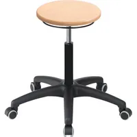 Mey Chair Hocker 09053 Assistant Basic, buche, mit Rollen, höhenverstellbar, bis 120kg 4260046923046 Mey Chair