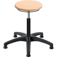 Mey Chair Hocker 09052 A1S-TG-B, buche, mit Bodengleitern, höhenverstellbar, bis 120kg 4260046923039 Mey Chair