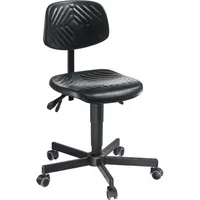 Mey Chair Arbeitsdrehstuhl Workster Basic W1, schwarz / schwarz, bis 120kg, ohne Kopfstütze 4260046920281 Mey Chair