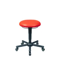 Mey Chair Hocker 10026 A19-TR-KL, rot, mit Rollen, höhenverstellbar, bis 250kg 4262367690836 Mey Chair