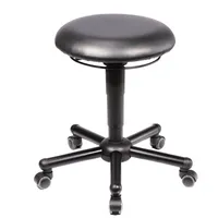 Mey Chair Hocker 10020 Assistant Pro A19 XXL, schwarz, mit Rollen, höhenverstellbar, bis 200kg 4262367690065 Mey Chair