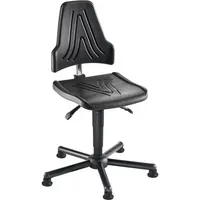 Mey Chair Arbeitsdrehstuhl W19-25-TG-PU ESD, schwarz / schwarz, bis 250kg, ohne Kopfstütze 4260046925453 Mey Chair