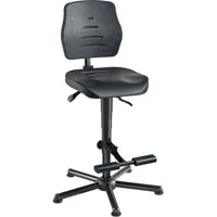 Mey Chair Arbeitsdrehstuhl W15-25-H-PU-AH2, schwarz / schwarz, bis 250kg, ohne Kopfstütze 4260046928690 Mey Chair