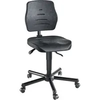 Mey Chair Arbeitsdrehstuhl W15-25-TR-PU, schwarz / schwarz, bis 250kg, ohne Kopfstütze 4260046928232 Mey Chair