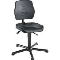Mey Chair Arbeitsdrehstuhl W15-25-TG-PU, schwarz / schwarz, bis 250kg, ohne Kopfstütze 4260046928676 Mey Chair