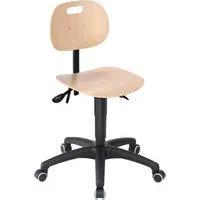 Mey Chair Arbeitsdrehstuhl Workster Basic PW1, buche natur / schwarz, bis 120kg, ohne Kopfstütze 4260046925972 Mey Chair