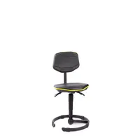 Mey Chair Arbeitsdrehstuhl Pro+ W30, schwarz/gelb / schwarz, bis 120kg, ohne Kopfstütze 4262367690362 Mey Chair