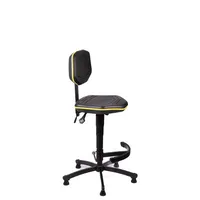 Mey Chair Arbeitsdrehstuhl Pro+ W30, schwarz/gelb / schwarz, bis 120kg, ohne Kopfstütze 4262367690379 Mey Chair