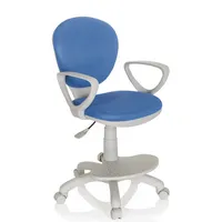 HJH Office GmbH Kinderdrehstuhl KID COLOUR G1, blau/grau, mit Armlehnen, bis 60kg 4064323000020 HJH Office GmbH