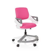 HJH Office GmbH Kinderdrehstuhl KID FLEX, pink / weiß, mit Armlehnen, bis 70kg, ohne Kopfstütze 4251084671051 HJH Office GmbH