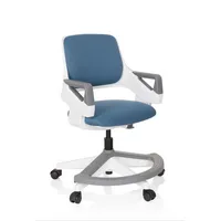 HJH Office GmbH Kinderdrehstuhl KID FLEX, blau / weiß, mit Armlehnen, bis 70kg, ohne Kopfstütze 4251084671075 HJH Office GmbH