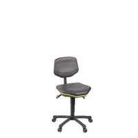 Mey Chair Arbeitsdrehstuhl Pro+ W30, schwarz/gelb / schwarz, bis 120kg, ohne Kopfstütze 4262367690355 Mey Chair