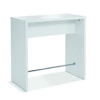 Soennecken Stehtisch Premium, höhenverstellbar 113cm (H), 120x60cm (BxT), rechteckig, weiß / weiß 4003969024007 Soennecken