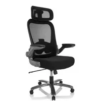 HJH Office GmbH Bürodrehstuhl INSTRUCTOR T I PRO Titan XXL, schwarz / schwarz, mit Armlehnen, bis 220kg, mit Kopfstütze 4064323017202 HJH Office