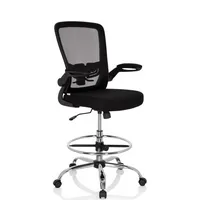 HJH Office GmbH Arbeitsdrehstuhl VENDO WORK, schwarz / chrom, mit Armlehnen, bis 110kg, ohne Kopfstütze 4251084677725 HJH Office GmbH
