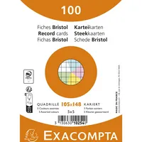 Exacompta Karteikarte DIN A6 kariert