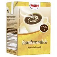 MUH Kondensmilch 431621, 7,5% Fett, 16x 340ml, im Tetrapack 4100290096779 MUH 16 Stück