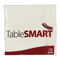 BUNZL Verpackungen GmbH TableSMART Serviette 831103 33x33cm 2lg 14Falz ws 100St 4056788067441 BUNZL Verpackungen GmbH 100 Stück
