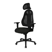 Topstar Bürodrehstuhl Free Art, schwarz, mit Armlehnen, bis 110kg 4014296618500 Topstar