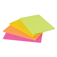 Post-it Haftnotizen 6845-SSP, Super Sticky Meeting Notes, 200x149mm, 4-farbig sortiert, rechteckig 0051131849693 Post-it 4 Stück