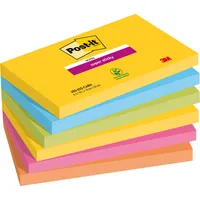 Post-it® Haftnotiz Super Sticky Notes Carnival Collection 127 x 76 mm (B x H)