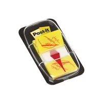 Post-it Haftmarker 680-31, Index, 25,4x43,2mm, gelb + rot, Symbol Unterschrift, Z-Notes, rechteckig 0021200718830 Post-it 50 Blatt