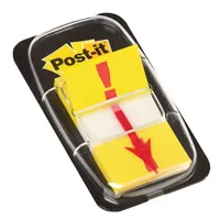 Post-it Haftmarker 680-33, Index, 25,4x43,2mm, gelb + rot, Symbol Ausrufezeichen, Z-Notes, rechteckig 0021200718953 Post-it 50 Blatt