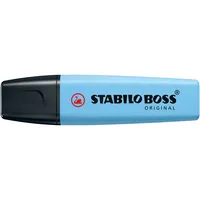 Stabilo Textmarker BOSS ORIGINAL Pastel, 70/112, blau, 2-5mm Keilspitze 4006381566018 Stabilo