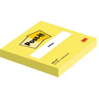 Post-it Haftnotizen 654-NGE, XL-Notes, 76x76mm, gelb, quadratisch 3134375221382 Post-it 100 Blatt