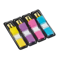 Post-it Haftmarker 683-4AB, Index Mini, 11,9x43,2mm, 4-farbig sortiert, ohne, Z-Notes, rechteckig 0021200508776 Post-it 4 Stück