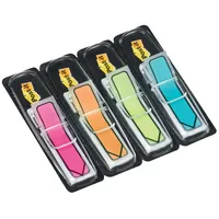 Post-it Haftmarker 684-ARR4, Index Mini, 12,7x43,2mm, 4-farbig sortiert, ohne, Z-Notes, Pfeil 0021200508790 Post-it 4 Stück