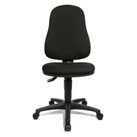 Topstar Bürostuhl Point 60, schwarz / schwarz, bis 110kg, ohne Kopfstütze 4014296541730 Topstar