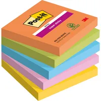 Post-it® Haftnotiz Super Sticky Notes Boost Collection 5 Block/Pack.