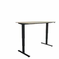 Soennecken Sitz-Steh-Schreibtisch Move 2.0, elektrisch höhenverstellbar, 160x80cm (BxT), rechteckig, königsahorn / anthrazit metallic 40039