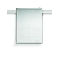 Magnetoplan Wandflipchart, 1246010, 75x100cm (BxH), weiß, ohne Rollen, für die Wand 4013695004310 Magnetoplan