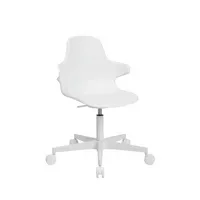 Topstar Bürostuhl SITNESS Life 20, weiß / weiß, mit festen Armlehnen, bis 110kg, ohne Kopfstütze 4014296797250 Topstar