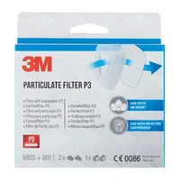 3M Filter für Atemschutzmasken 5935 P3 EN 143:2021, 2 Paar